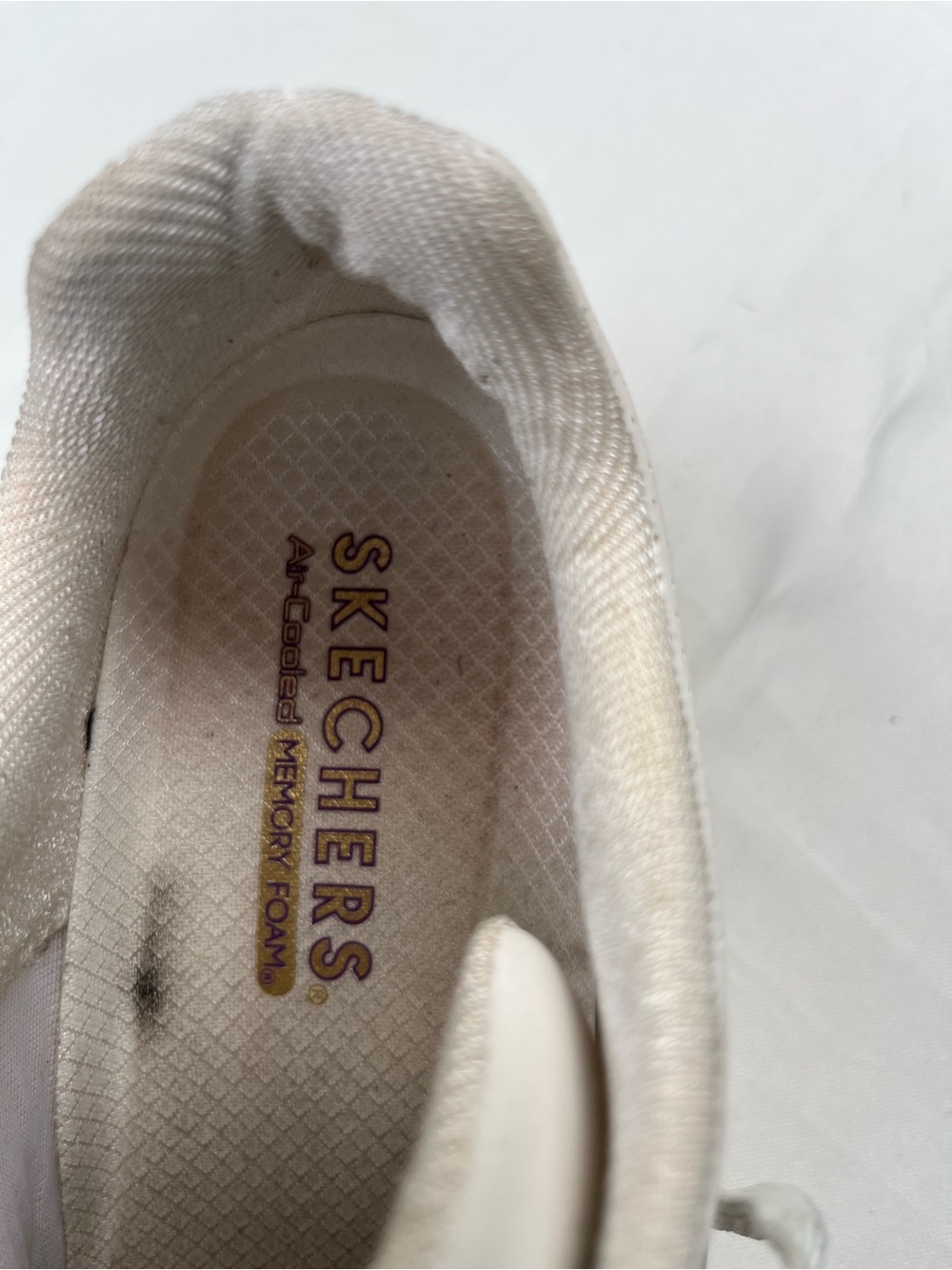 Skechers Women's Cream Lace-Up Athletic Sneakers - Picture 7 of 7